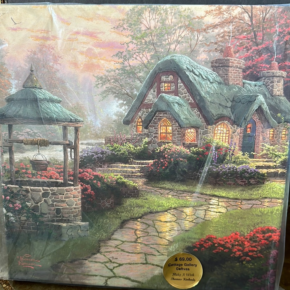 Thomas Kinkade Make A Wish Canvas